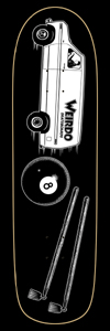 Van 8 Ball Hoes Square Tail 8 3/4
